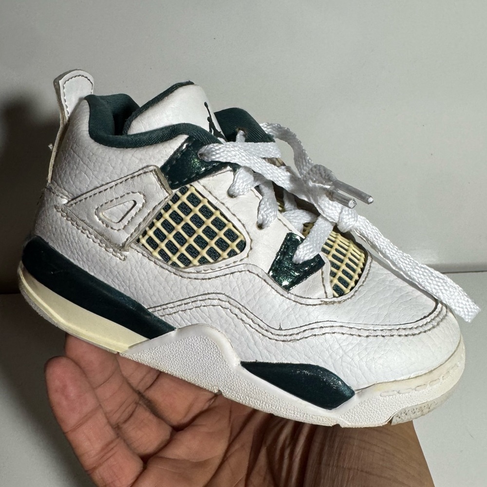 Air Jordan 4 Retro “Oxidized Green” PS Size 8c - Picture 7 of 12
